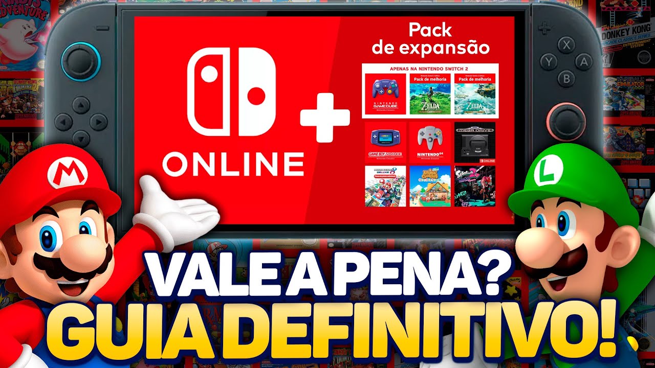 Nintendo Switch Online VALE A PENA em 2025? Como Funciona? - GUIA DEFINITIVO Atualizado