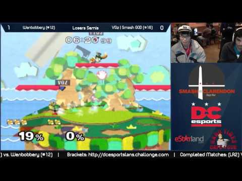 Smash @ Clarendon (12/19/2014) LS - Wenbobular (#12) vs. VGz | Smash G0D (#16)