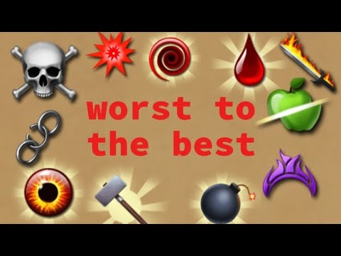 I ranked weapon enchantment from worst to the best in shadow fight 2