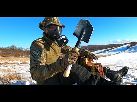 COLD STEEL SPECIAL FORCES SHOVEL - DESTRUCTION TEST - IT WON'T BREAK - TORTURE SHOVEL TEST