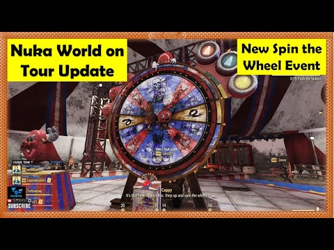 Fallout 76 Nuka World on Tour Update - New Spin the Wheel Event | Full Gameplay