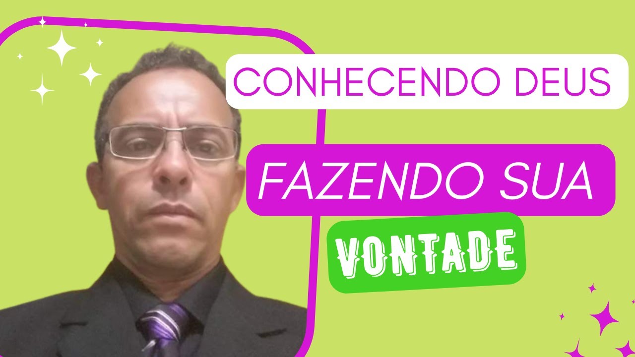 AULA #1 CURSO CONHECENDO DEUS E FAZENDO SUA VONTADE | WAGNER