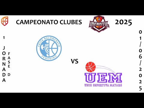 CELTA FEMXA ZORKA VS HOMS UE MATARÓ IAF #1 FD CEIF CAMPEONATO CLUBES INFANTIL 2025 #basket