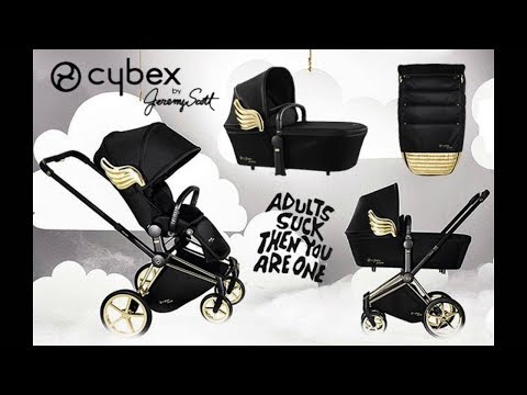 Cybex E-Priam 4.0 Wings By Jeremy Scott Pastaigu Ratiņi