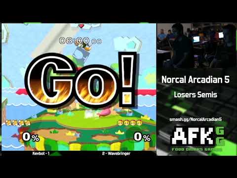 Norcal Arcadian 5 - Kevbot (Fox) vs Wavebringer (Peach) - Losers Semis Melee