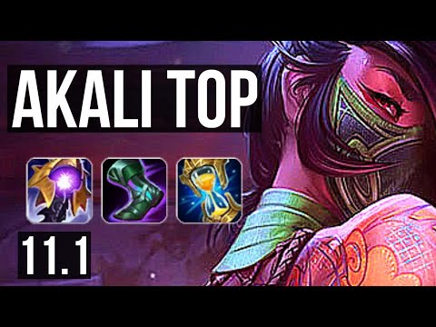 AKALI vs CHO'GATH (TOP) | 7/0/7, 400+ games, Godlike, 900K mastery | EUW Diamond | v11.1