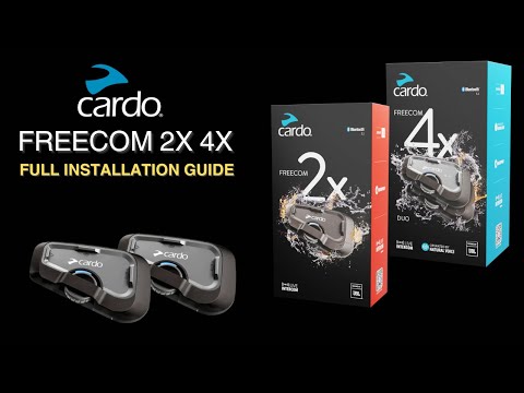 How to Install Cardo Freecom 2x & 4x | Step-by-Step Guide