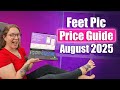 How Much To Charge For Feet Pics In 2025 FeetFinder Pricing Guide