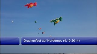 preview picture of video 'Drachenfest auf Norderney 2014'