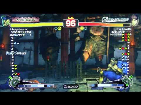 SSF4 AE RANKED MATCH JohnryHenson (BISON) VS Fei_Long06 (FEI LONG)