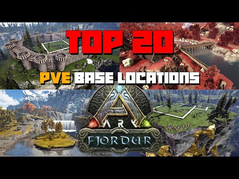 ARK: Fjordur | TOP 20 BEST PVE Base Locations!