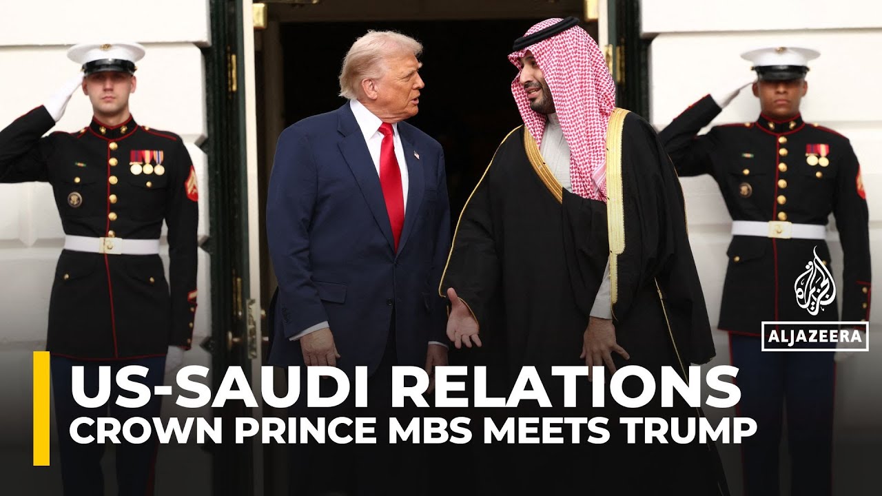 Saudi Crown Prince MBS arrived at the White House to meet with US President Trump