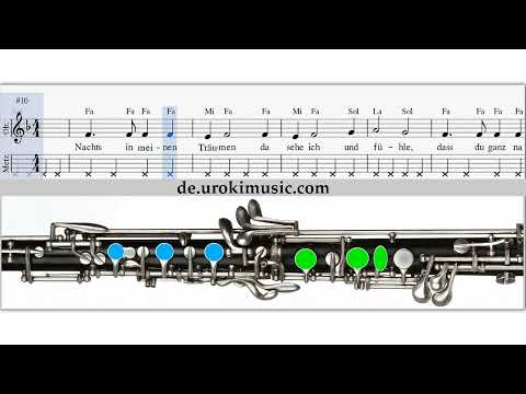 Oboe Lernen - My Heart Will Go On Titanic Oboenunterricht Solo Tutorial Noten Tabs