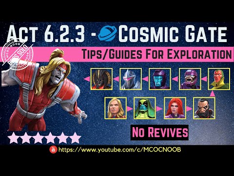 MCOC: Act 6.2.3 - Cosmic Rarity Gate - Tips/Guide - No Revives - Story quest