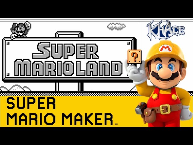 Super Mario Land Remade in Super Mario Maker