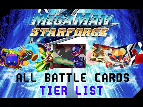 The Mega Man Star Force Battle Cards Tier List ft. @TimeLink