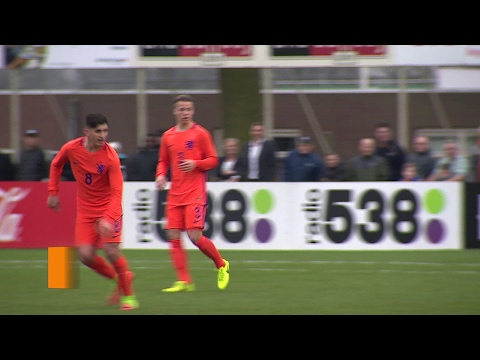 Oranje onder 17 speelt bij Udi'19 en wint van België