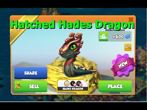Hatched Hades Dragon-Dragon Mania legends | Zeus Hatching start | DML