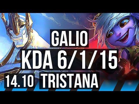 GALIO vs TRISTANA (MID) | 6/1/15 | EUW Master | 14.10