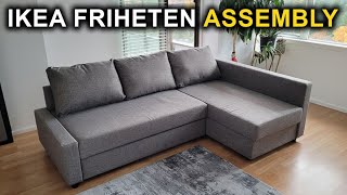 IKEA Friheten Sofa-Bed Assembly. Detailed Tutorial!
