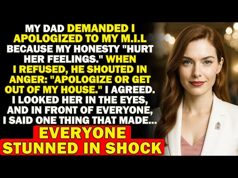 My Dad Forced Me to Apologize to My Rich Mother-in-Law... But I Made Her Lose Face Instead