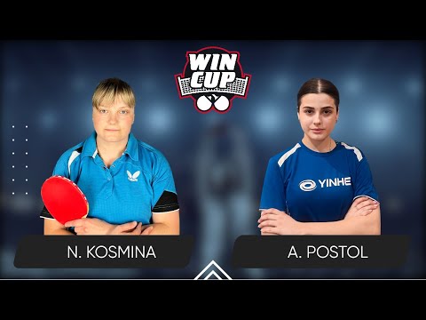 17:30 Natalia Kosmina - Anastasiia Postol West 3 WIN CUP 31.03.2024 | TABLE TENNIS WINCUP