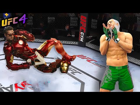 UFC4 | Old Bruce Lee vs. Robert John Downey Jr. (IRON MAN) - EA sports UFC 4