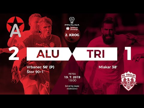2.krog: Aluminij - Triglav 2:1 ; Prva liga Telekom Slovenije 2019/2020