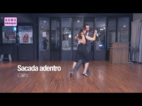1분 Tango 110 / 히로 사까다 아덴뜨로 Giro con Sacada Adentro, BTS(Basic Tango Step)