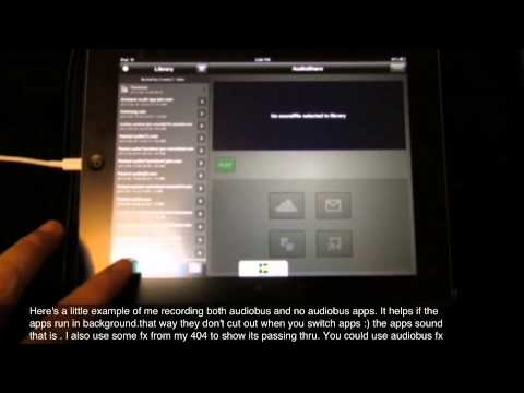 Record Any App In Audiobus !!! Tutorial