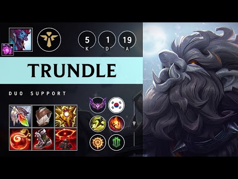 Trundle Support vs Nautilus - KR Master Patch 25.17