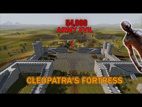 Army of Evil 50,000 attacking the fortress of Cleopatra - UEBS 2