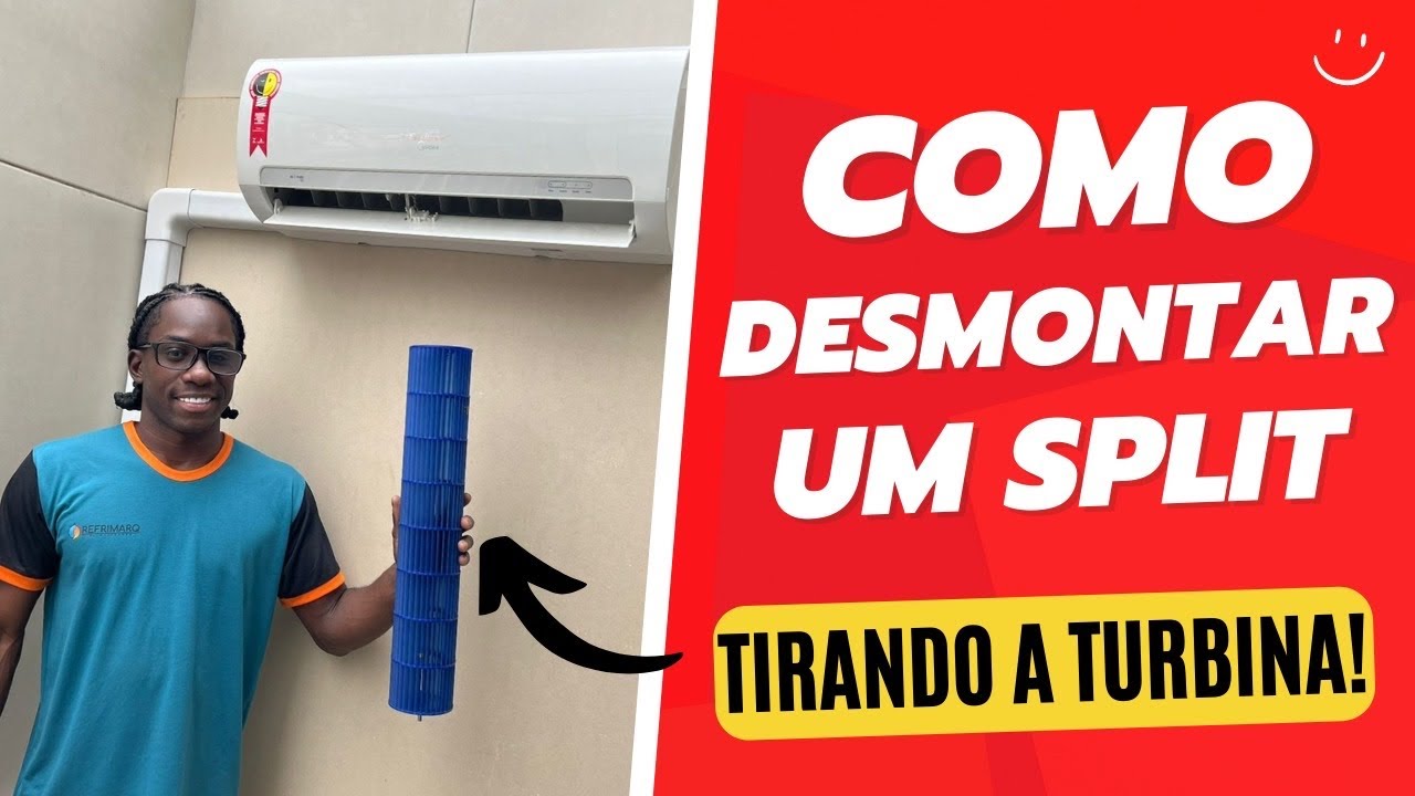 APRENDA DESMONTAR E MONTAR AR CONDICIONADO SPLIT (SPRINGER MIDEA )