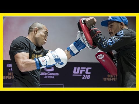 Jose aldo ufc 218 open workout highlights