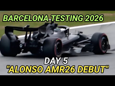 F1 Testing Day 5: Aston Martin’s AMR26 Shows Its Teeth as Alonso Slashes Lap Times!