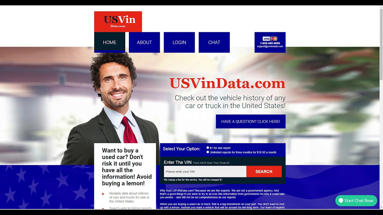 USVINDATA.COM - Check Any Vin - Vehicle History