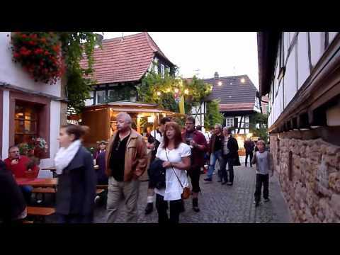Weinfest  Gleiszellen Winzergasse Süedwestdeutschland 2010 Teil 4/4