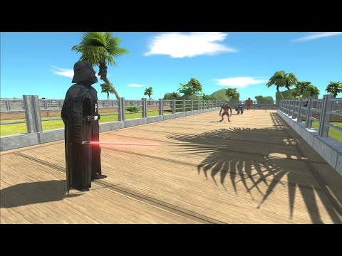 DARTH VADER vs HYDRA DEATH RUN - Animal Revolt Battle Simulator
