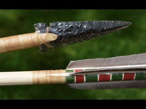 Ishi Arrow Part 1. How to make a primitive Native American Arrow for primitive archery hunting