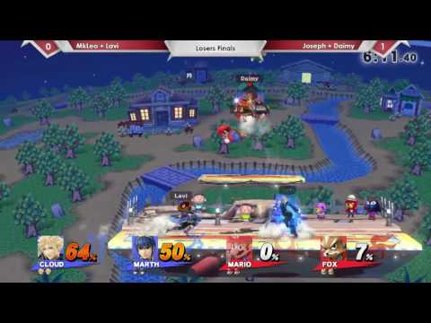 SP64 2v2 MkLeo & Lavi Vs. Joseph & Daimy - Losers Finals - Smash 4