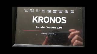 Restoring Korg Kronos from DVD set