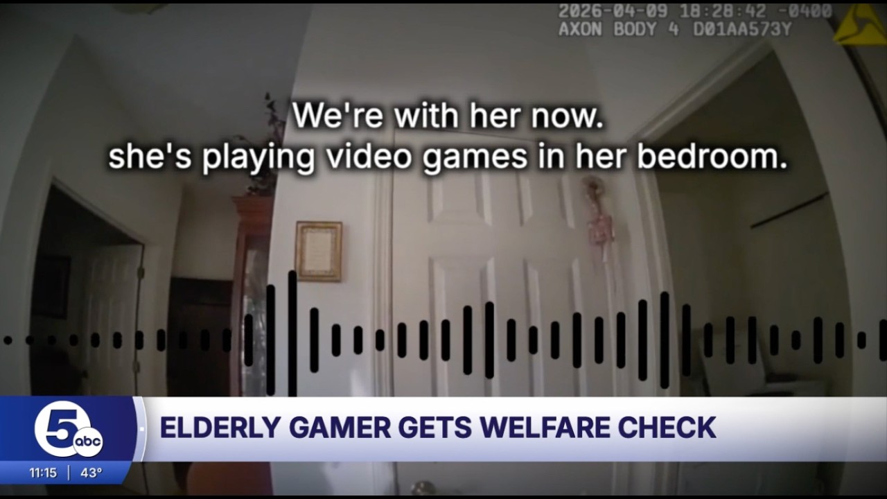 Welfare check on elderly woman leads police to a surprise - YouTube