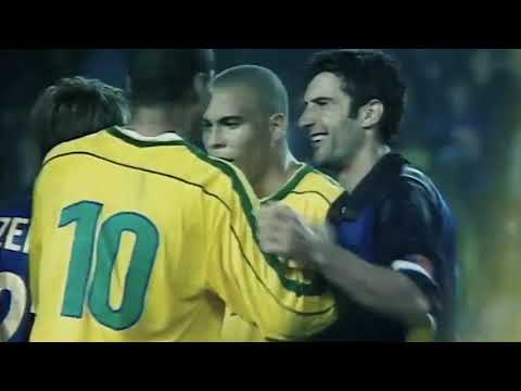 Amistoso BRASIL X BARCELONA 1999 (Ronaldo,Romário, e Rivaldo)