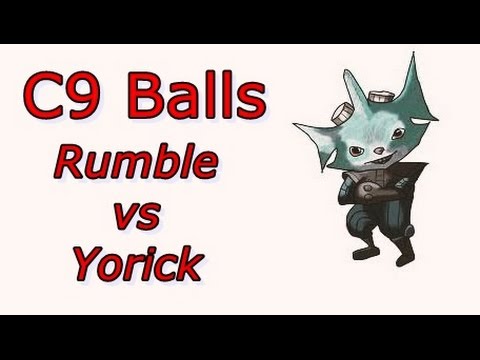 LOL Pro - C9 Balls (Rumble) vs Yorick - Korea SoloQ
