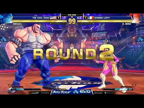 EVO 2018 - Street Fighter V Top 8 - The Cool Kid93 vs BJKE RB Luffy