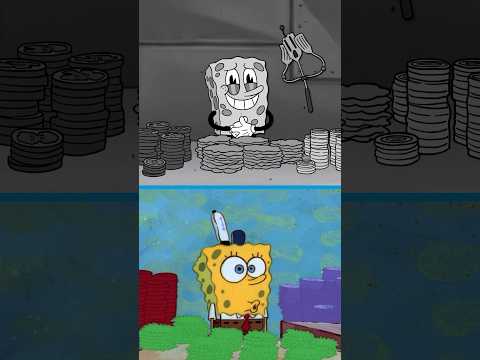 SpongeBob's FIRST EPISODE... in black & white 🖤🤍 | #shorts