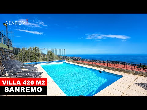 🍀 Villa for sale in Sanremo 420 m2