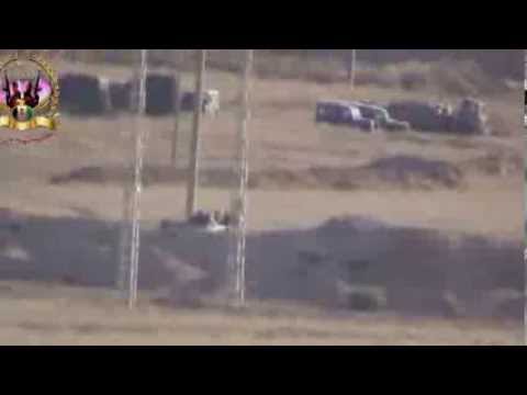 رصد اللواء 93 من قبل كتيبة شهداء حريتان في منطقة عين عيسى في محافظة الرقة