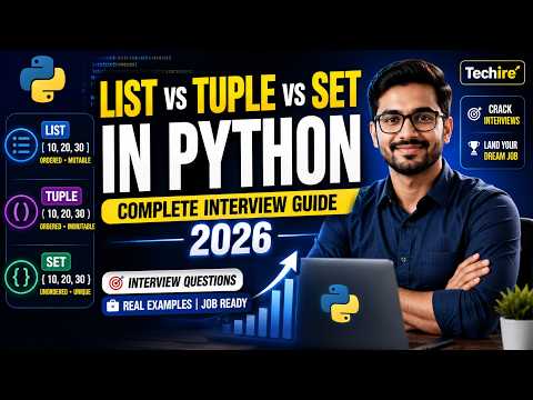 List Vs Tuple Vs Set In Python Complete Interview Guide For Python 2026