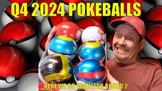 ripping my final display of Q4 2024 Pokeballs